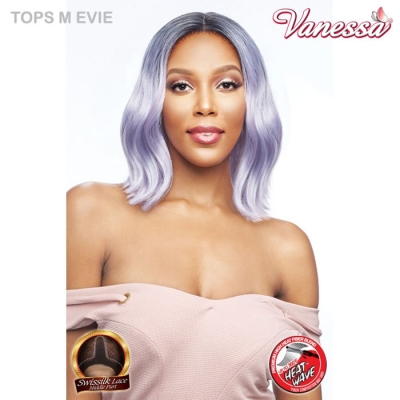 Vanessa Top Super Middle Part Lace Front Wig - TOPS M EVIE